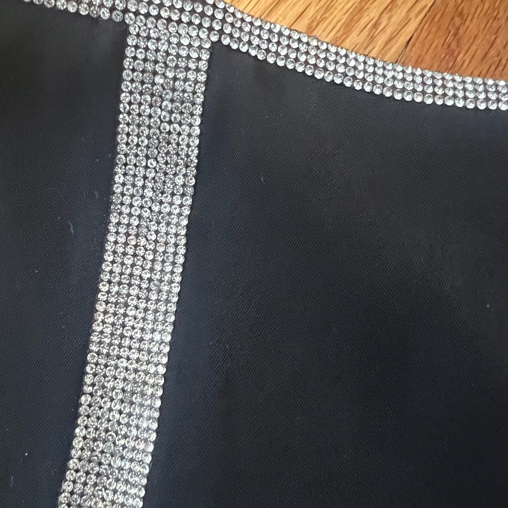 Le Lis Black Skirt with Silver Accents NEW WITH TAGS - Picture 6 of 7